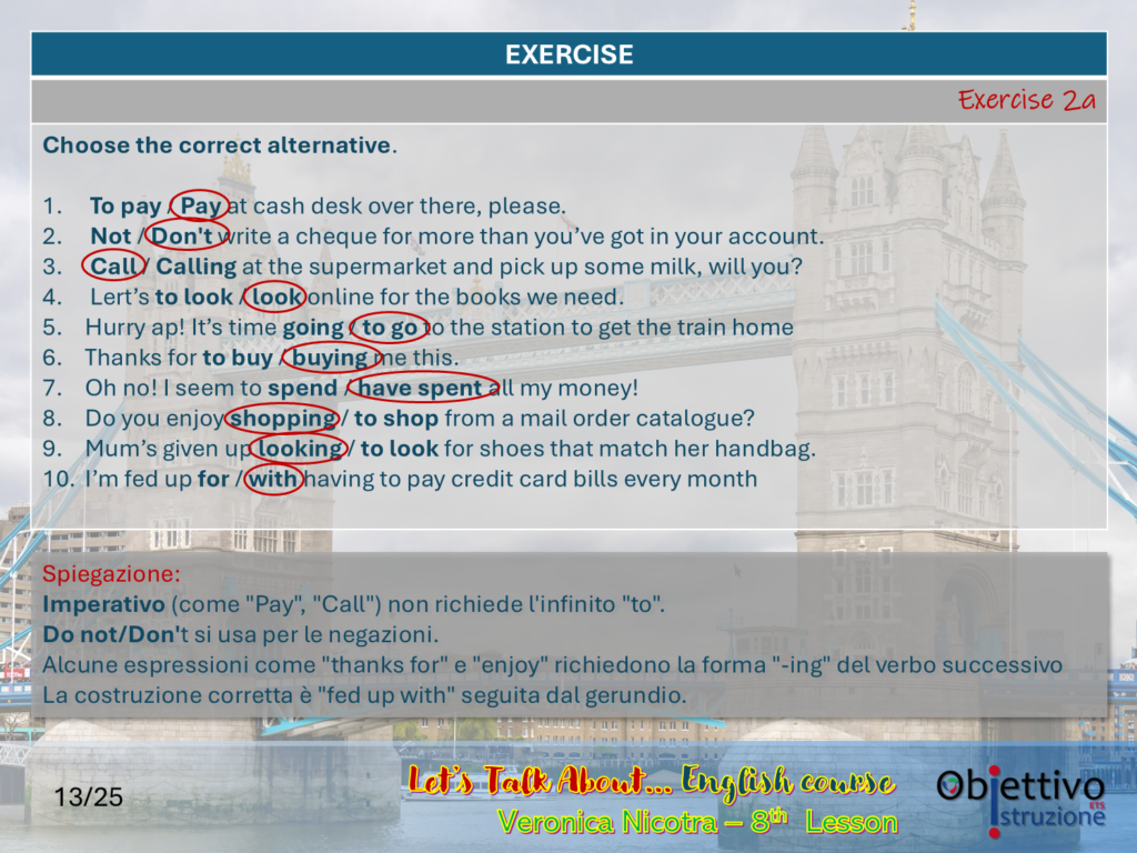 Exercise solution